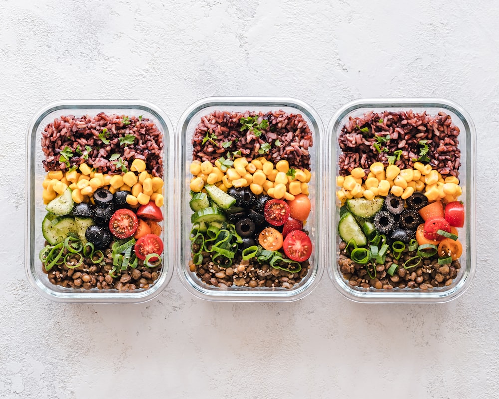 Steamed broccoli and brown rice bowl